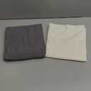 24x24 Inch Large Throw Pillow Covers - Set of 3, Soft Corduroy Decorative Pillow Cases, Perfect for Living Room, Bedroom,Sofa, Lounge & Home AccentJet Black,Pure White & Grey