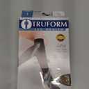 Truform Sheer Compression Stockings, 15-20 mmHg, Women's Knee High Length, 20 Denier, Light Beige, Large