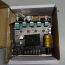 Bluetooth Power Amplifier Board with Subwoofer 2.1 Channel 50W x 2+100W DC 12V-24V Audio Power Amplifier Module for DIY Bluetooth Audio and Store Home Theater with Treble and Bass Control