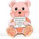 2 x Insaizom Unique Gift for Mothers Day, Birthday, Christmas & Valentines Day: Cute Bear Figurine from Daughters & Sons, Moms Eternal Love Keepsake - Always Need You Mom
