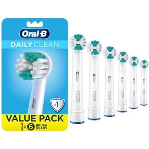 Oral-B Daily Clean Replacement Brush Heads for an Oral-B Electric Toothbrush, Pack of 4