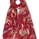 Winter Pashmina Scarf Shawl-Super Soft Warm Fashion Leopard Pashmina Wrap for Women Travel