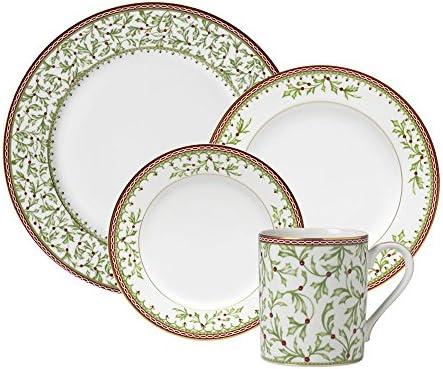 Mikasa Holiday Traditions Dinnerware Set with Mugs (16 Piece)
