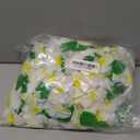 24Counts Thickened Hawaiian Leis Bulk, White Wedding Flower Leis for Luau Party Baby Showers Floral Hanging Garland Hula Dance Hawaii Costume Graduation Lei Fall Bridal Shower Accessories (White With Green Leaves)