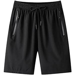 ZooYung Boys Running Shorts Quick Dry Lightweight Athletic Shorts with Zipper Pockets for Workout Gym Training Outdoor Size:14