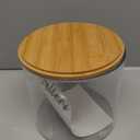 homicozy Coffee Pod Holder with Bamboo Lid, Large Capacity 80-Ounce Clear Countertop Storage for Coffee Capsules, K Cup Organizer for Keurig/Nespresso, coffee filter holder, Coffee Bar Accessories