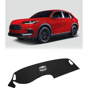 FIILINES Dash Cover for Honda HR-V 2023-2025 HRV, Dashboard Mat HRV Accessories Mesh Dash Mat Sunshade Nonslip Protector No Glare Black