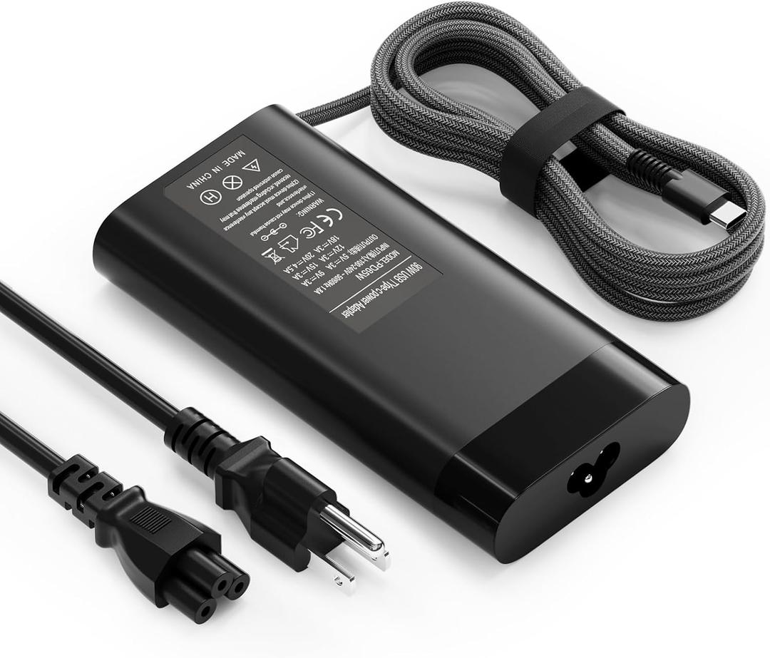 90W USB C Laptop Charger Compatible with HP Spectre x360 904144-850 904082-003 adp-90fe 2ln85aa HP 90w USB-c Power Adapter Type C AC Adapter Power Supply Cord