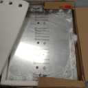 Hasipu 32" x24 Hollywood Vanity Mirror with Lights - Makeup Mirror with 17 Dimmable LED Bulbs, 10X Magnification, Touch Control, USB & Type-C Charging Port (Square White)