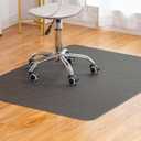 Office Chair Mat for Hardwood Floor Under Desk Computer Rolling Chair Mat for Wood/Tile Floor Non-Slip Heavy Duty Desk Rug PVC Plastic Hard Floor Protector 46"x 72" (Espresso)