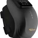 Knee Massager Smart with Heat, Red Light and Massage Therapy, 3 Vibration Modes and 3 Heating Levels, 2026 Updated Edition, LED Vitality Joints Knee Massager, Gifts for Grandma & Grandpa, Black