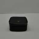 Relavel Makeup Bag with Light Up Mirror, Makeup Case Travel Cosmetic Bags Brush Organizer Storage Box, Rechargeable Vanity Mirror with 3 Color Lights, High Frame Mirror Protection (Black)