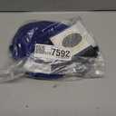 Topcosplay Blue Wig for Kids Girls Long Wavy Wig Halloween Costume Cosplay Wig Black Roots