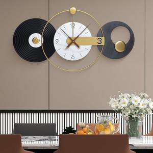 36x20 Inches Large Wall Clocks for Living Room, Modern Silent Non-Ticking Decorative Clock for Kitchen, Bedroom, Home & Office Decor