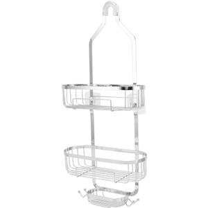 Bathroom Shelves, Innovation Fine Workmanship Wall Mount Bathroom Basket for Ceramic Tile (Electroplated)