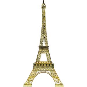 allgala 24" Eiffel Tower Statue Decor Alloy Metal, Gold