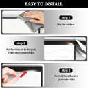 2 x Rubber Edge Trim,1/16" Self-Adhesive Rubber Edge Trim,Flexible U Channel Edge Protector for Car Doors, Panels, Glass, and Sharp Edge(10Ft,Black)