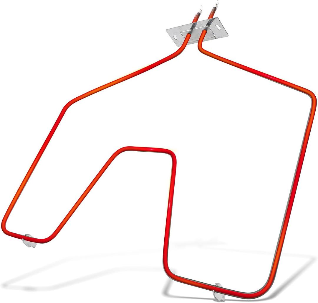 WB44X10009 Range Oven Bake Element Compatible with GE General Electric Hotpoint RB525GV4 JBC27BY2 JBP61WB2WW, WB44X10009 Oven Bake Heating Element 240V 2585W Replace AP2031061 260864 PS249344
