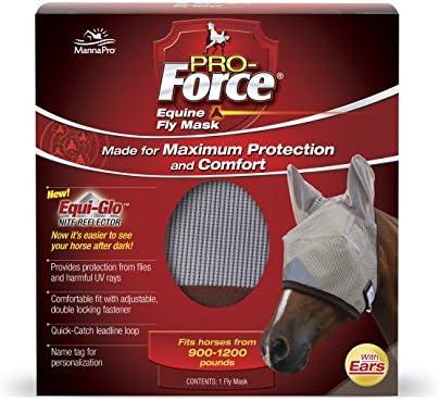 Manna Pro Pro Force Equine Fly Mask w/Ears Horse