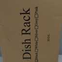 SNTD Dish Drying Rack - Extendable Dish Rack, Large Sink Drying Dish Drainer for Kitchen Counter, Stainless Steel Dish Strainer with Utensil Holder (Black)