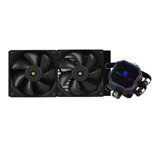 Thermalright Frozen Prism 240 Black Liquid CPU Water Cooler with 120mm PWM Fan,240 Black Cold Row Specification,Integrated Water-Cooler Heatsink for AM4/AM5,Intel LGA1700/1851/1150/1151/1200/2011