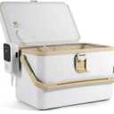 Ghosthorn Fishing Cooler 11QT/15QT Live Bait Cooler with 4000mAh Rechargeable Aerator for Fishing,Bait Bucket for Live Fish Shrimp,Portable Minnow Bucket for Boat Outdoors