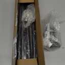 Heavy Duty Shower Rod - Industrial Shower Curtain Rod Wall Mounted for Bathroom,Closet,Room Divider,Outdoor Patio - 28 to 76"Adjustable Shower Pole - Matte Black (29-76" (1 Pack))