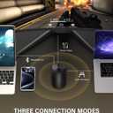G59 Wireless Gaming Mouse, PAW3950 Sensor, 30,000 DPI, 8000Hz Polling Rate, Programmable Buttons, RGB 68g Tri-Mode Lightweight Esports Mouse for PC/Laptop/Mac