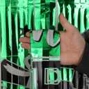 3 x Gradution Party Suppiles Backdrop Decoration 2026, Claas of 2026 Streamer Tinsel Foil Fringe Curtains, Photo Booth Prop Backdrop, Green Grad Photo Backgrounds