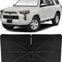 INSAUTO Windshield Sun Shade Umbrella for Toyota 4Runner 2010-2025, Foldable Front Windshield Sunshade with Storage Bag, Block Out UV Rays & Heat, Keep Car Cool
