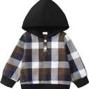NZRVAWS Toddler Baby Boy Clothes 6 12 18 24 Months Long Sleeve Hoodie Sweatshirt Fall Winter 2-8T Little Boy Outfits