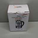 Electric Kettle with Temperature Control for Tea and Coffee, 1.8L 1500W, Keep Warm - Removable Infuser, Glass Tea Kettle Hot Water Boiler, BPA Free, Auto Shut Off, Boil-Dry Protection, Stainless Steel