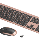 seenda Wireless Keyboard and Mouse Combo, Rechargeable Quiet Keyboard Mouse, Sleek and Ultra Thin Design, Full-Size with Number Pad for Windows, Laptop, PC, Notebook, Desktop- Silver and White