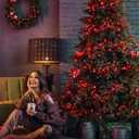 JXLEDAYY 403 FT 1000 LED Christmas Lights Outdoor Fairy Lights Plug in Extra Long String Lights Waterproof 8 Modes Timer for Outside House Tree Garden Yard Wedding Party Decorations-Red
