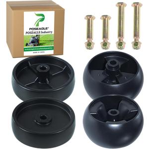 2 Pack 734-04155 Deck Wheel Kit with 734-0973 Deck Wheel Replace 734-04155 73404155, 734-0973 41434 7340973 for Cub Cadet GT1054 LGT1054 LTX1040 LTX1045 LTX1040 LTX1050KW LTX1046M Tractors