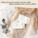 Boho Floral Diaper Raffle Sign, Diaper Raffle Tickets for Baby Shower, 1 Standing Sign & 50 Tickets, Gender Neutral Tickets for Baby Shower Party Favor Decorations Supplies