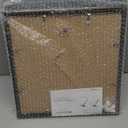 upsimples 12x12 Picture Frame Made of High Definition Glass, Display Pictures 8x8 with Mat or 12x12 Without Mat, Gallery Wall Frame Set, Black