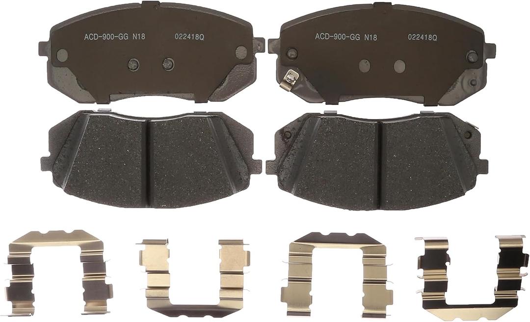 ACDelco Silver 14D1826CH Ceramic Front Disc Brake Pad Set