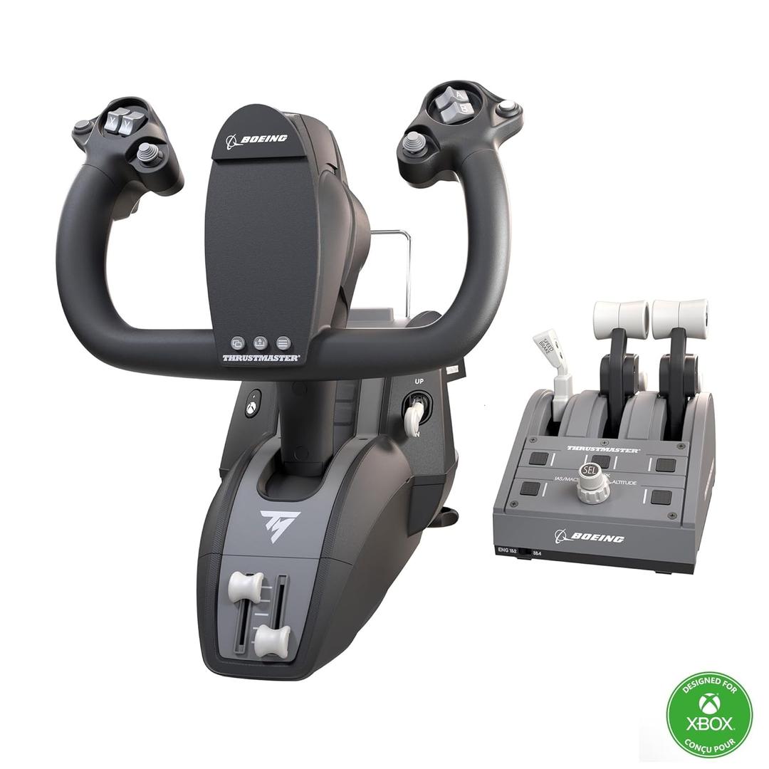 Thrustmaster TCA Yoke PACK Boeing Edition Yoke & Quadrant Bundle for Xbox Series X|S & PC Realistic Flight Simulator Controls