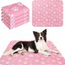 BEAUTYZOO 4 Pack Washable Pee Pads for Dogs, Reusable Puppy Pads for Potty Training, Waterproof Super Absorbent Whelping Pads Mats Non Slip Against Urine for Small Medium Dogs Cats, 36" x 41"