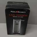 POHL SCHMITT 3 in 1 Electric Can Opener Smooth Edge with Knife Sharpener and Bottle Opener - Easy Push Down Lever - All Standard-Size & Pop-Top Cans, Durable Stainless Steel & ABS, Kitchen Accessories