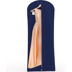 HANGERWORLD 60" Dress Bag, Breathable Garment Bags for Storage Hanging Clothes Suit Cover (1, Blue) HANGERWORLD 60" Dress Bag, Breathable Garment Bags for Storage Hanging Clothes Suit Cover (1, Blue)