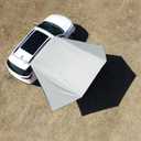 Car Awning Camping SUV Sun Shelter Waterproof Universal Tent Canopy Anti-UV for Van Campervan Caravan Truck Vehicle (2x3m, White)
