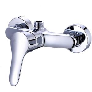 Brass Showering Mixer Wall-Mounted Shower Valve Faucet Single Lever Cold and Hot Water Tap for Bathroom, Clawfoot Tub, Outdoor, RV