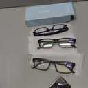 IBOANN Reading Glasses for Men Readers Mens Stylish Blue Light Blocking Computer Eyeglasses, + 1.00