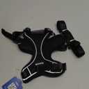 Cat Harness and Leash for Walking Escape Proof Soft Adjustable Cat Leash Breathable Comfortable Vest Easy to Wear Kitten Harness for Outdoor Travel (Black, S (7-12lb)