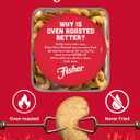 Fisher Oven Roasted Never Fried Mixed Nuts with Peanuts, 24 Ounces (Pack of 1), Peanuts, Almonds, Cashews, Pistachios, Pecans, Trail Mix, Healthy Snacks for Adults, Made With Sea Salt, No Added Oils