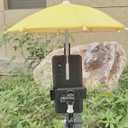 Phone Umbrella, 2024New UV Protection Phone Umbrella for Sun,Universal Adjustable Suction Cup Phone Stand Umbrella for Phone,Sun Shade Cover Cell Phone Umbrella Sun Shade