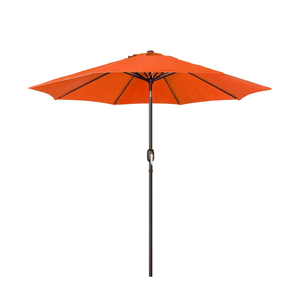 Blissun 9' Outdoor Patio Umbrella, Outdoor Table Umbrella, Yard Umbrella, Market Umbrella with 8 Sturdy Ribs, Push Button Tilt and Crank