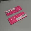 2 x Semi Cured Gel Nail Strips, 20 PCS Gel Nail Stickers Work with UV Light, Gel Nail Wraps, Salon Quality & Easy to Use - Pure Powder